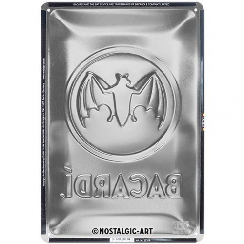 Blechschild Bacardi 3